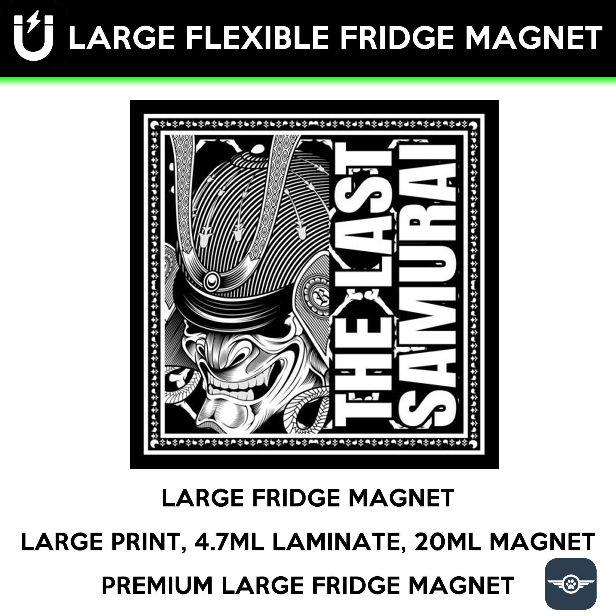 The last samurai large fridge magnet, large 6 1/2 x 6 1/2 inch premium fridge magnet that stands out. The last samurai large fridge magnet, large 6 1/2 x 6 1/2 inch premium fridge magnet that stands out.