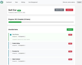 Professional Task Management System with Launch Plan Templates Streamline your workflow, boost productivity, PHP/MySql/MariaDB install web