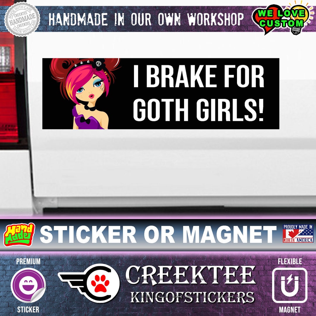Magnet - ‘I brake for cat girls!’