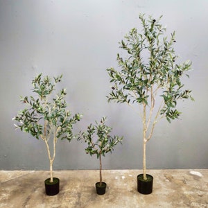 4 foot,6 foot Artificial olive tree,artificial tree,silk tree,Artificial Silk Plant,artificial olive tree image 5