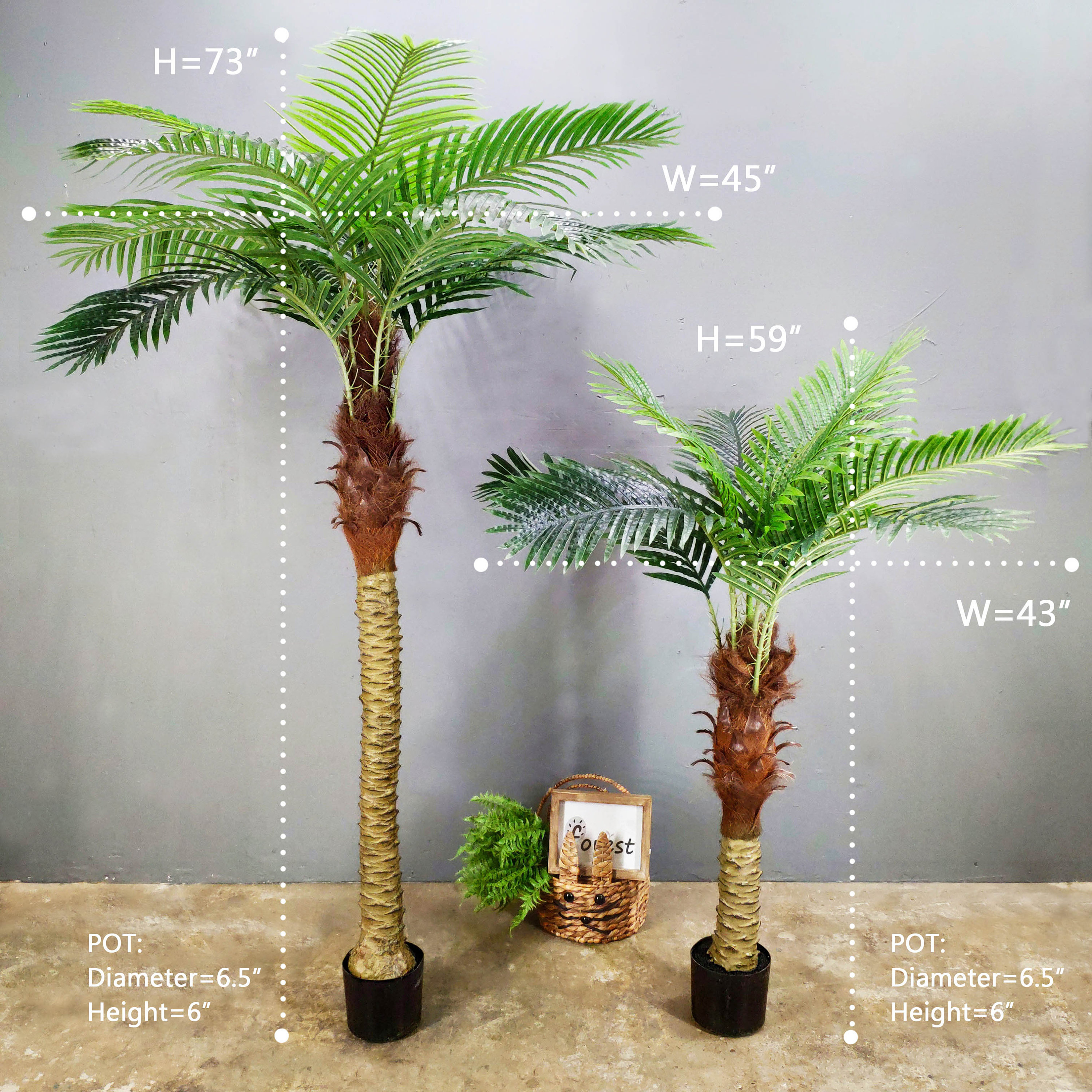Artificial Areca Palm Tree: Decorative Silk Tropical Plant - Etsy