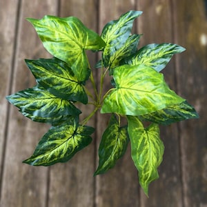 Artificial Syngonium Bush Plant Greenery Foliage Bush