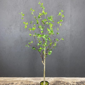 Kunstboom van 4 voet, 6 voet, lenteboom, groene bladboom, zijdeboom, zijdeplant, kunstmatige boom groen