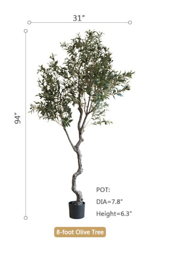 3m 4m 5m Gran Olivo Artificial de Alta calidad Grande Grande Olivos  ornamentales Faux - China Olivo artificial y olivo de Fake precio