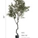 94 großer künstlicher Olivenbaum, künstlicher Baum, Seidenbaum