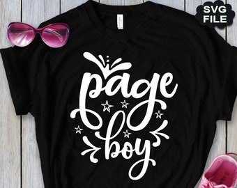 Download Page Boy Svg Etsy