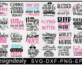 Download Nurse Svg Bundle Etsy PSD Mockup Templates