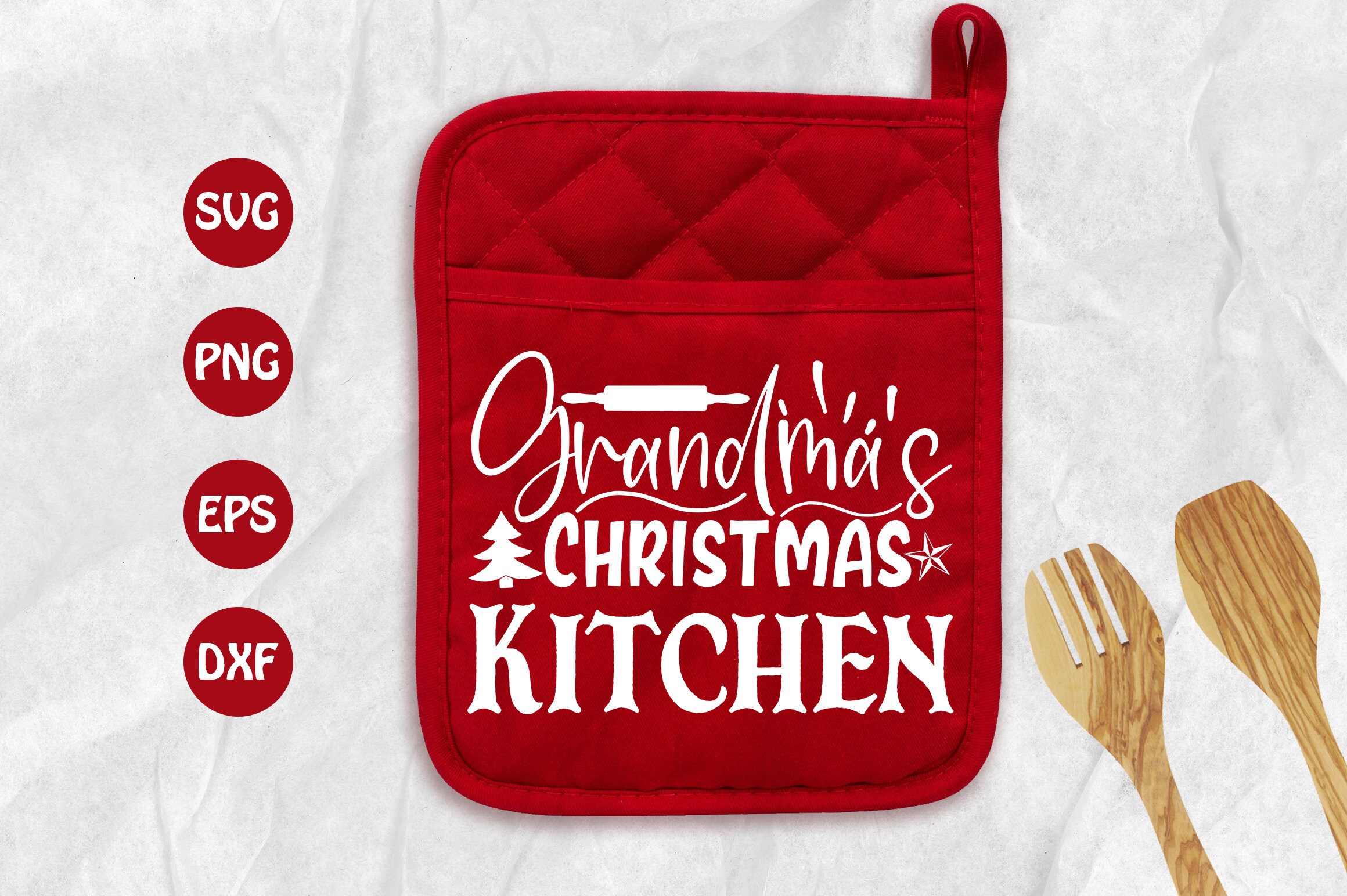 Download Grandma's Christmas Kitchen svg kitchen prints coocking | Etsy
