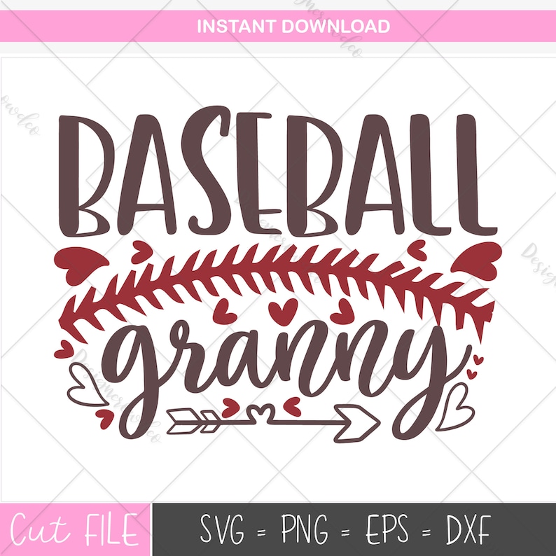 Download Baseball Svg Baseball Granny svg Baseball Cutting file | Etsy
