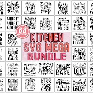 Download Happy Kitchen Svg Cut File Bundle Deal Cut File For Cricut Etsy SVG Cut Files