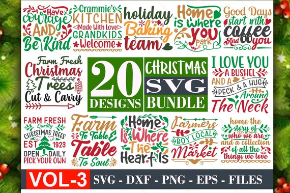 Download Christmas Svg Bundle 3 Christmas Svg Christmas Svg Bundle Etsy PSD Mockup Templates