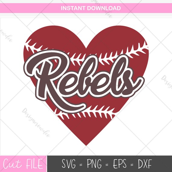 Rebels Svg Football Ole Miss Rebels High School Svg T Shirt Etsy