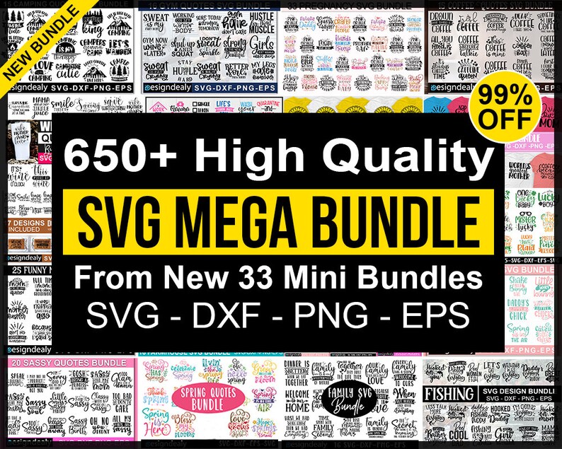 Download The Massive Svg Bundle Mega Bundlemega Bundle Ofsvghuge Etsy