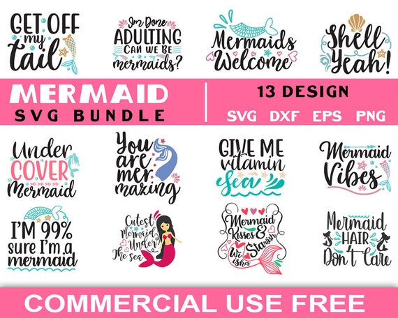 Free Free 99 Mermaid Svg Etsy SVG PNG EPS DXF File