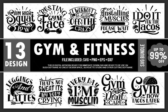 Download Gym Svg Bundle Womens Gym Svg Bundle Funny Gym Svg Bundle Etsy