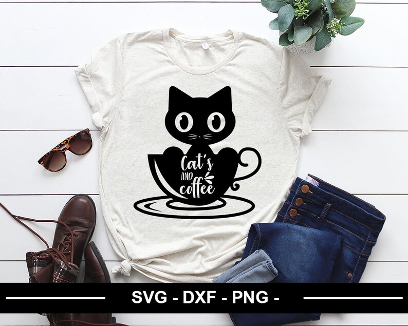 Cats and Coffee Svg Coffee Svg File Cats and Coffee Svg Coffee | Etsy