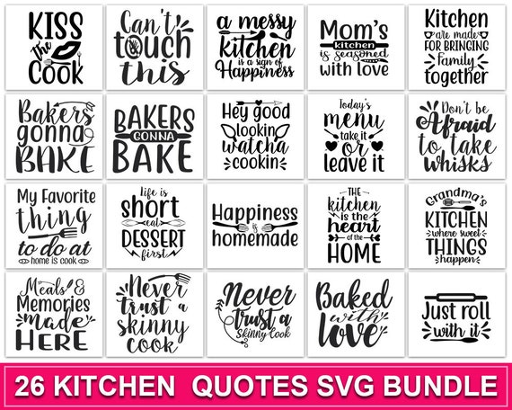 Download Kitchen Svg Bundle Kitchen Towel Svg Funny Kitchen Quote Etsy