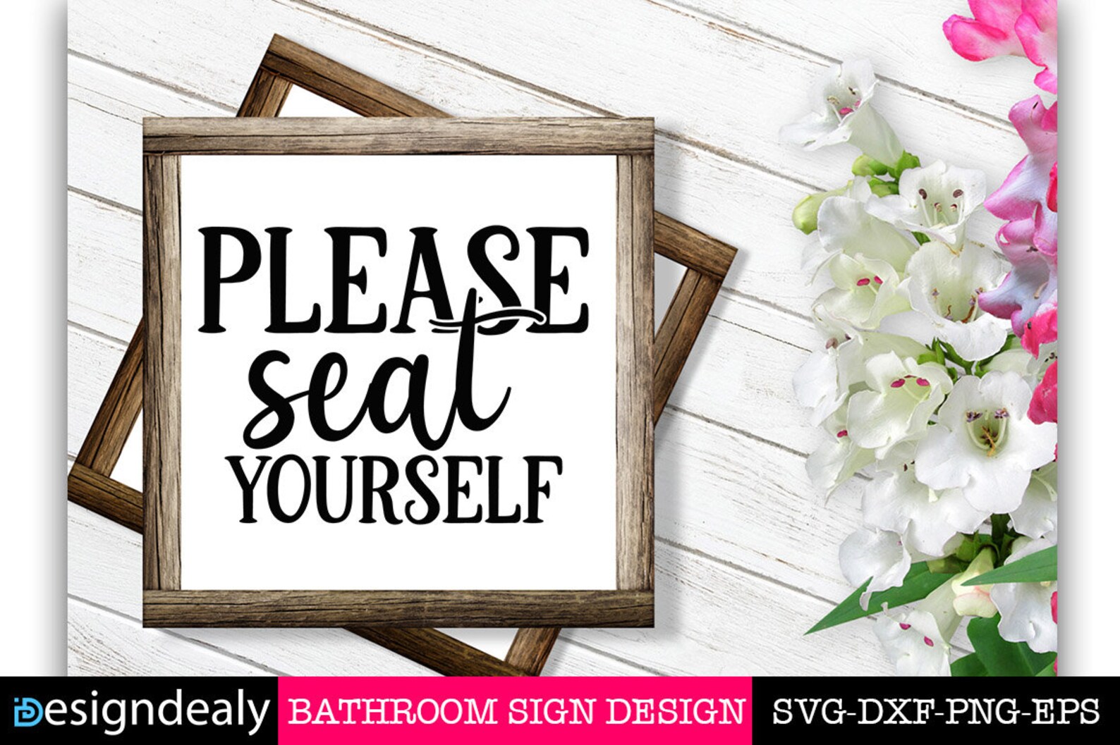 Please Seat Yourself svg Bathroom svg Bathroom Sign svg Etsy
