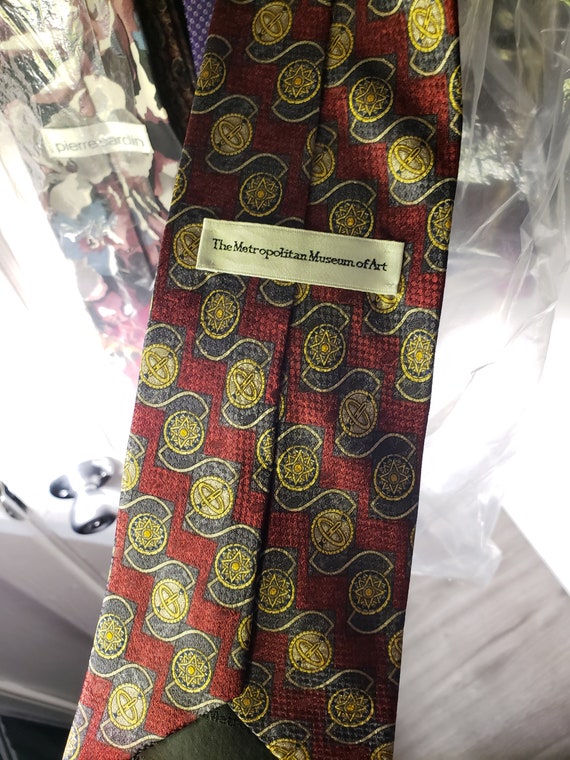 Vintage Casual & Luxury Tie Lot 40 Ties With Rack… - image 3