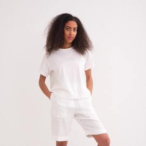 T- Shirt Women. Organic Cotton Top. Oversized Women T-Shirt.