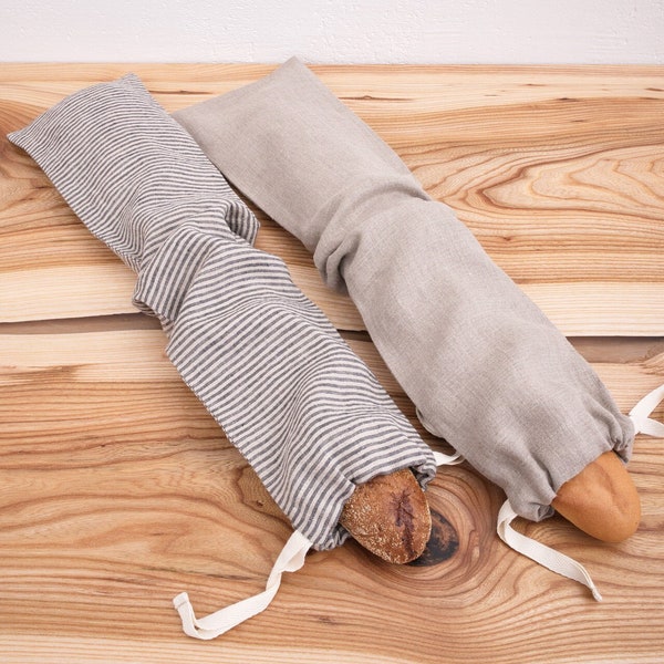 Drawstring Linen Bread Bag, Bread  Bag ,Reusable Linen Bag, Zero Waste Linen Bread Bag, Storage Linen Bags