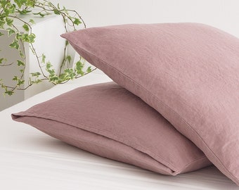 Linen Pillow Cover, Linen Pillowcase, Linen Cushion Cover, Linen Throw Pillow, Soft Linen Bed Pillow