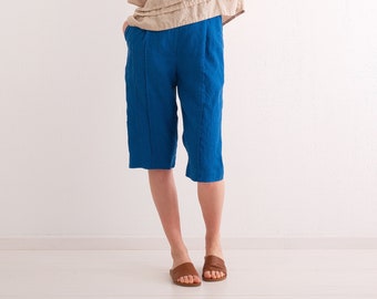 Linen Shorts, Women Linen Shorts Summer Shorts, Loose Fit Shorts