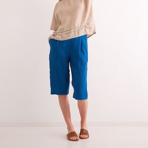 Linen Shorts, Women Linen Shorts Summer Shorts, Loose Fit Shorts