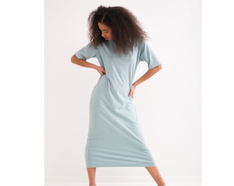 Women Dress, T-Shirt Dress, Organic Cotton Dress