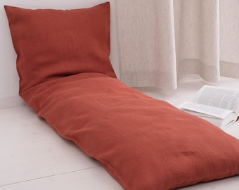 European Linen Pillow Cover, Washed Linen Cushion Cover, Custom Decorative Pillowcase