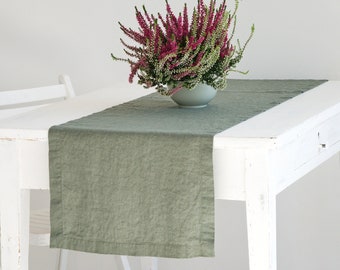 Table Runner, Linen Table Runner, Linen Table Decor