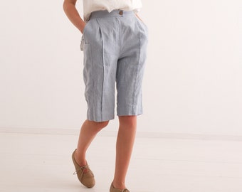 Linen Shorts, Women Linen Shorts Summer Shorts, Loose Fit Shorts