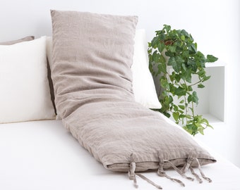Natural Linen Body Pillow Cover 20x54 Natural Linen Body Pillow Cover 20x54