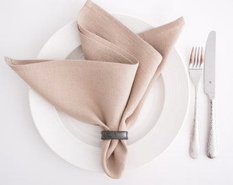 Linen napkins. Washed linen napkins. Soft linen napkins for your kitchen and table linens.