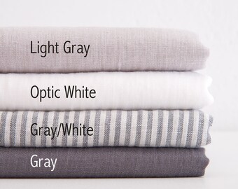 Stone wash linnen stof: lichtgewicht vlastextiel (130 g/m2)