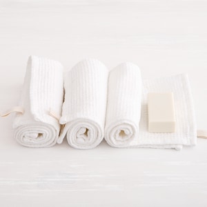 Linen Waffle Towels, Hand Towel, Face Towel, Body Towel, Bath Linen Towel