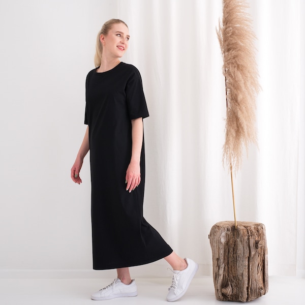 Women Dress, T-Shirt Dress, Organic Cotton Dress