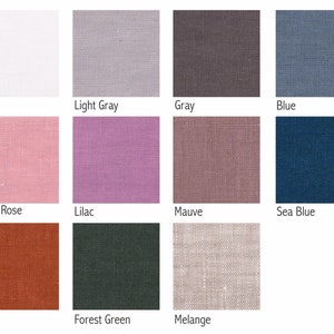Linen Flat Sheet, Bed Sheet, Linen Bedding Flat Sheet, Stone Washed Linen Sheet, Natural Soft Linen Sheet, Custom Size Linen Sheet image 4