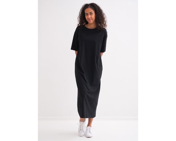 womens cotton t shirt dress Women's Organic T-Shirt Dress