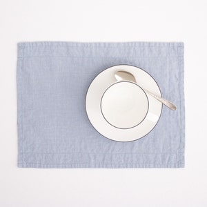 Linen Placemats, Table Linens, Linen Placemats for Table Decor, Sustainable Fabric Placemats