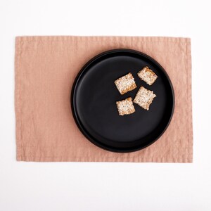 Linen Placemats for Table Decor - Stylish Pink Table Linens for Elegant Dining