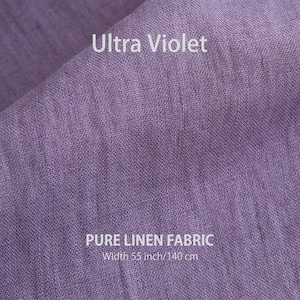 Linen fabric by the yard or meter. Softened linen fabric for sewing clothes,curtains, table linen. Natural,soft,home textiles fabric.