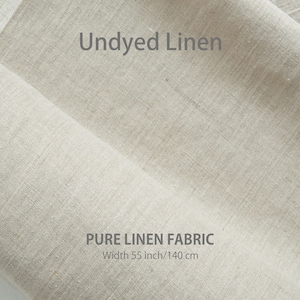 Linen Fabric, Softened Linen Fabric, Stonewashed Linen Fabric, Natural Linen Fabric, Undyed/Blue Linen Fabric, Soft Linen Fabric 5. Undyed Linen