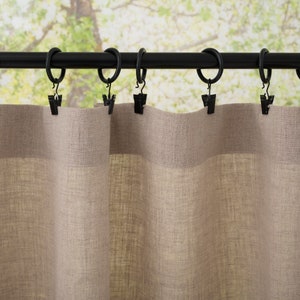 Bathroom drapery,  Semi-Sheer Privacy Drapes, Linen Cafe curtains, Drapery for Kitchen, Farmhouse Style Light Filtering Tiers