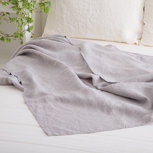 Linen Flat Sheet, Bed Sheet, Linen Bedding Flat Sheet, Stone Washed Linen Sheet, Natural Soft Linen Sheet, Custom Size Linen Sheet image 8