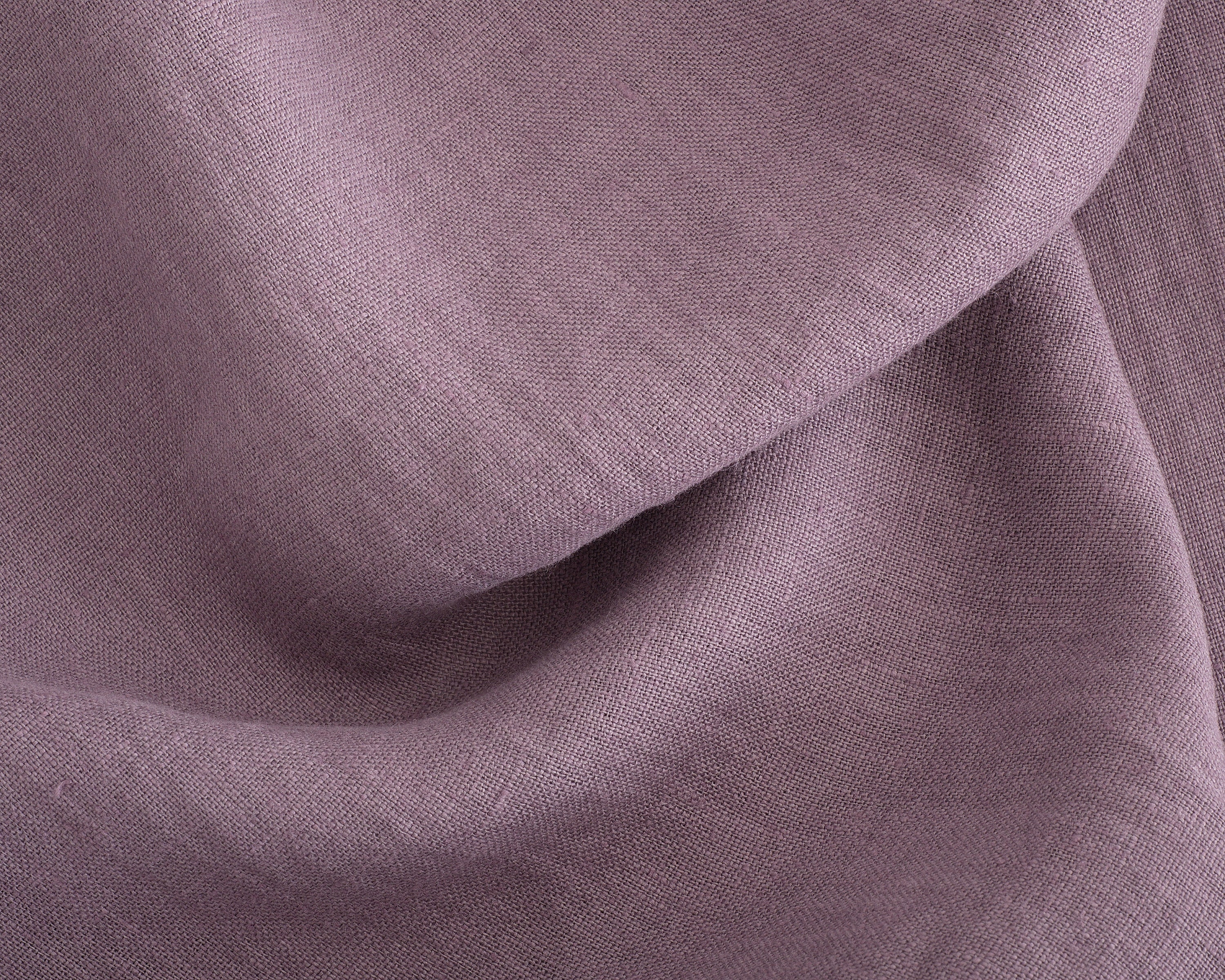 Linen Fabric by the Yard or Meter. Mauve Linen Fabric for Sewing Clothes,curtains,  Table Linen. Natural,soft,home Textiles Fabric. 