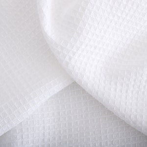 Linen Fabric, Linen by meter, Natural linen Fabric, Waffle Fabric, Waffle Undyed Linen, Fabric