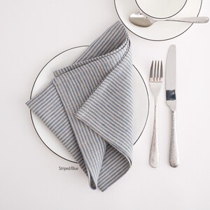 Linen napkins. Washed linen napkins. Soft linen napkins for your kitchen and table linens. imagem 7