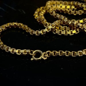 Luxurious chain made of gold 585, 24g, 70 cm image 3