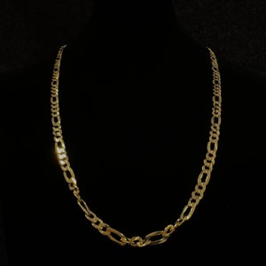 A gold plated silver chain 60 cm SK99 image 3